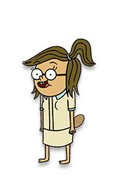 And terrifying faces. . Eileen regular show animal